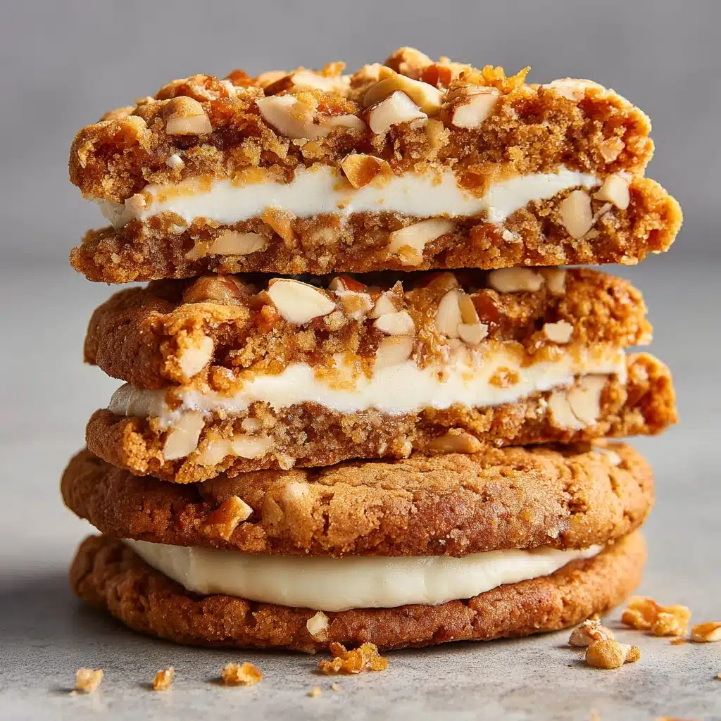 Carrot Cake Cookies Stuffed with Cream Cheese Recipe - Recipe Image