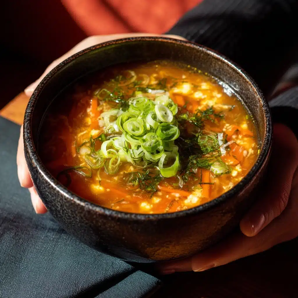 Vegetarian Hot and Sour Soup Recipe - Recipe Image