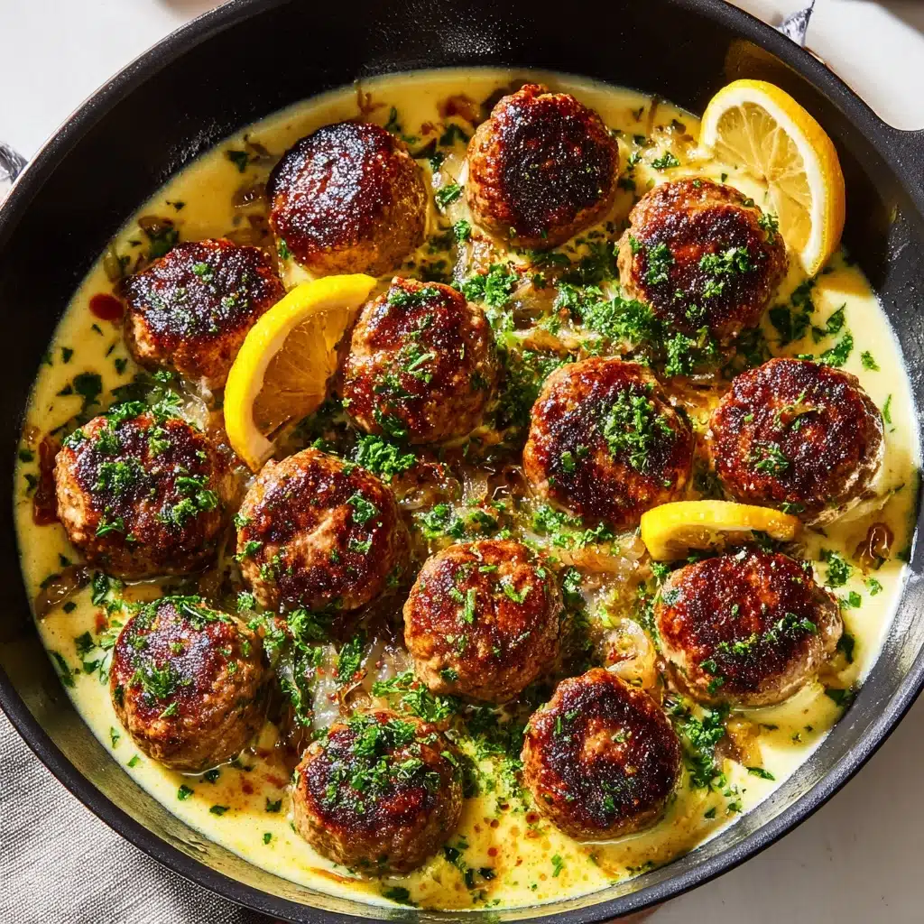 Chicken Piccata Meatballs Recipe