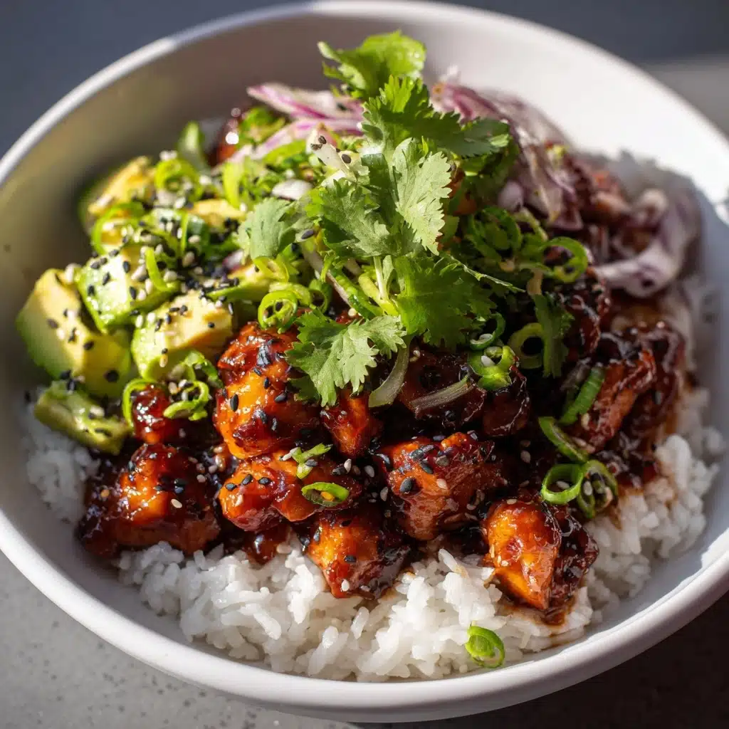 Honey Garlic Salmon Rice Bowls Recipe - Recipe Image