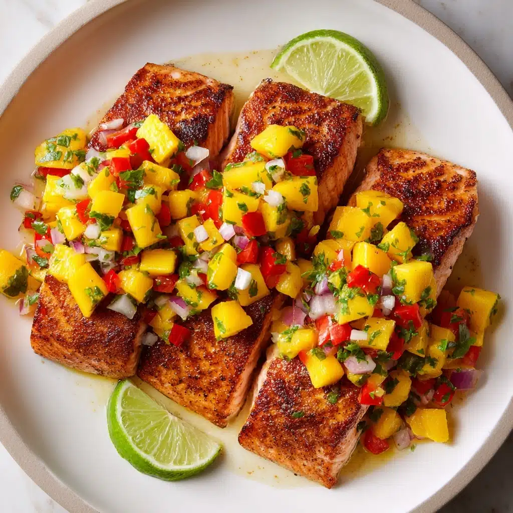 Mango Salsa Salmon Recipe - Recipe Image