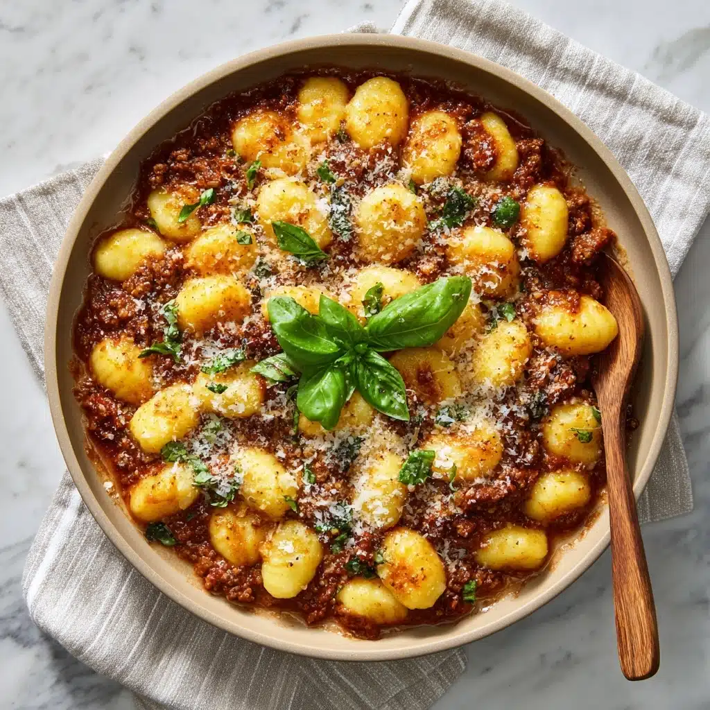 Gnocchi Bolognese Recipe - Recipe Image