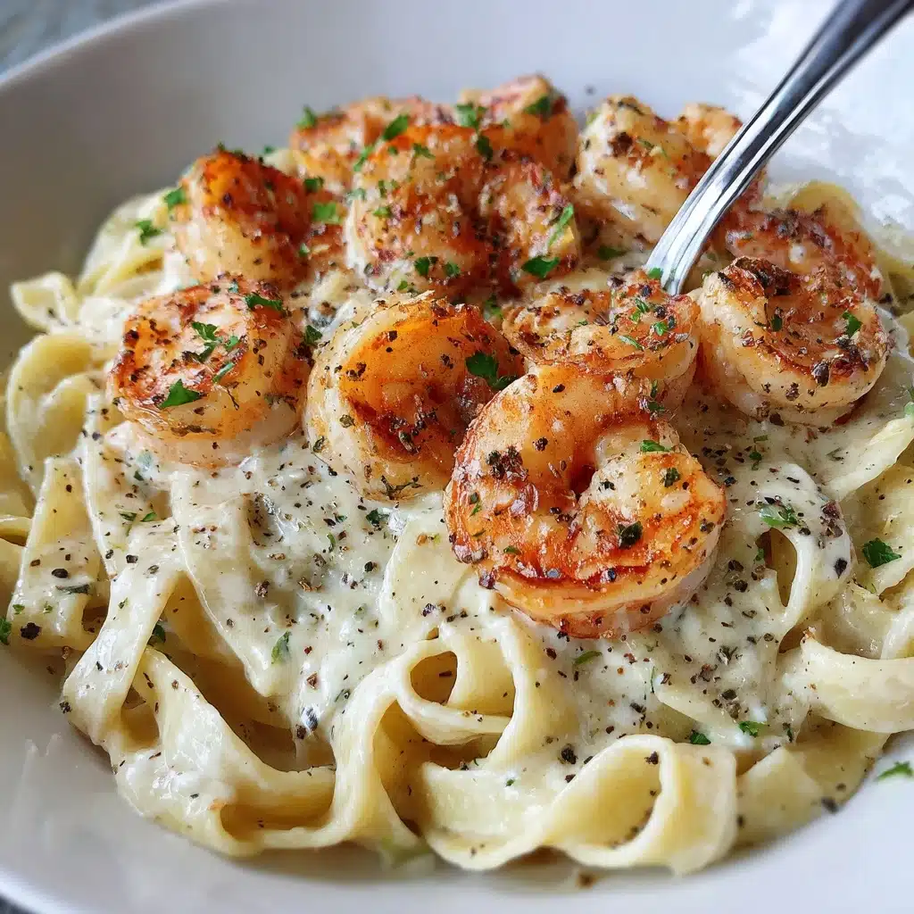 Shrimp Fettuccine Alfredo Recipe - Recipe Image