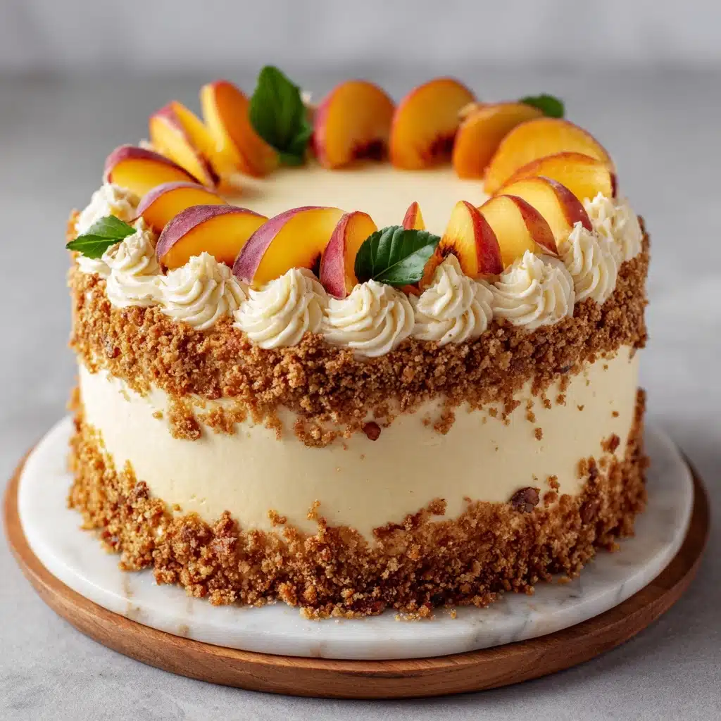 Easy Brown Sugar Peach Cake Recipe