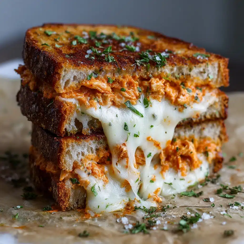Lazy Chicken Parmesan Grilled Cheese Recipe - Recipe Image