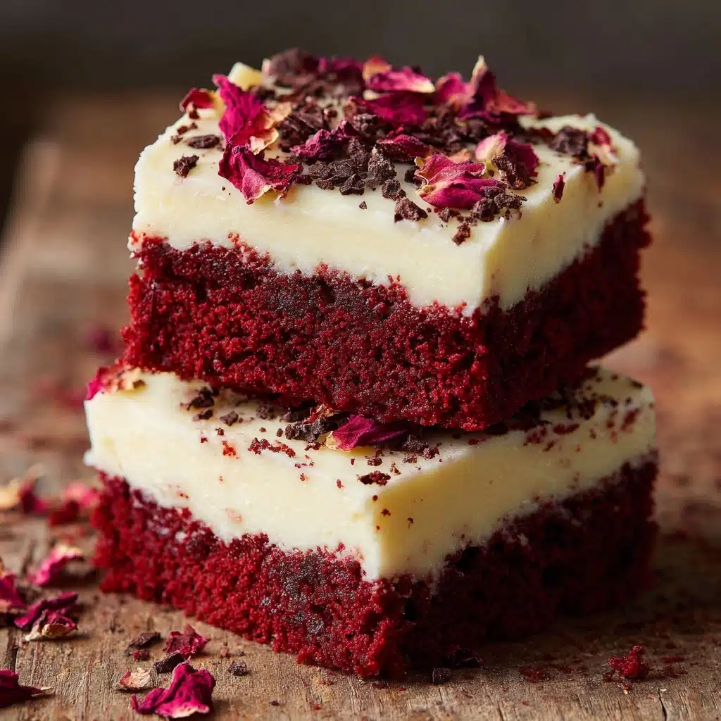 The Best Fudgy Red Velvet Brownies Recipe - Recipe Image