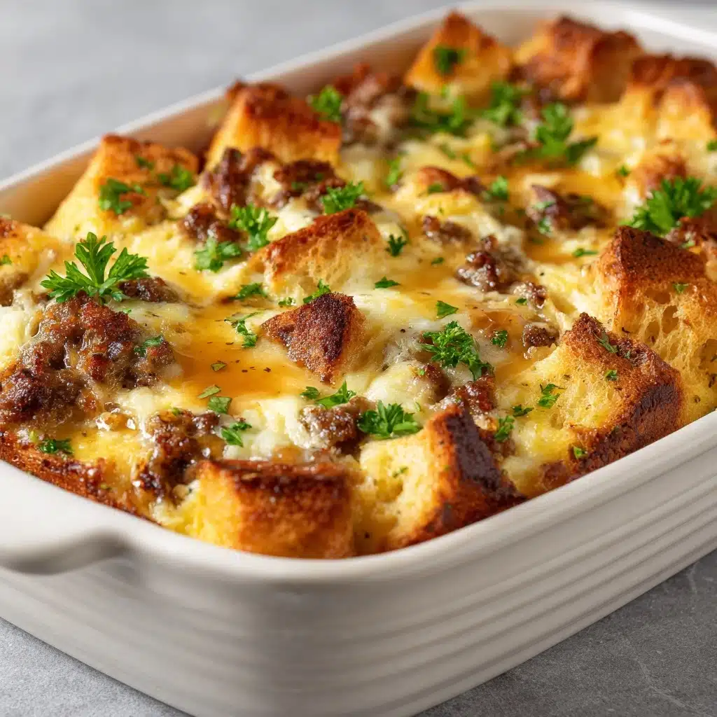 Sausage Breakfast Strata Recipe - Recipe Image