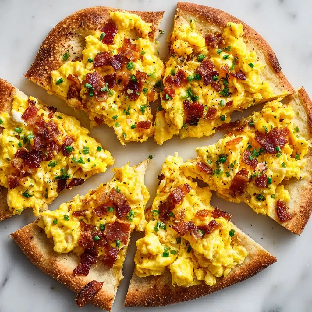 Easy Breakfast Pizza on a Tortilla Recipe - Recipe Image