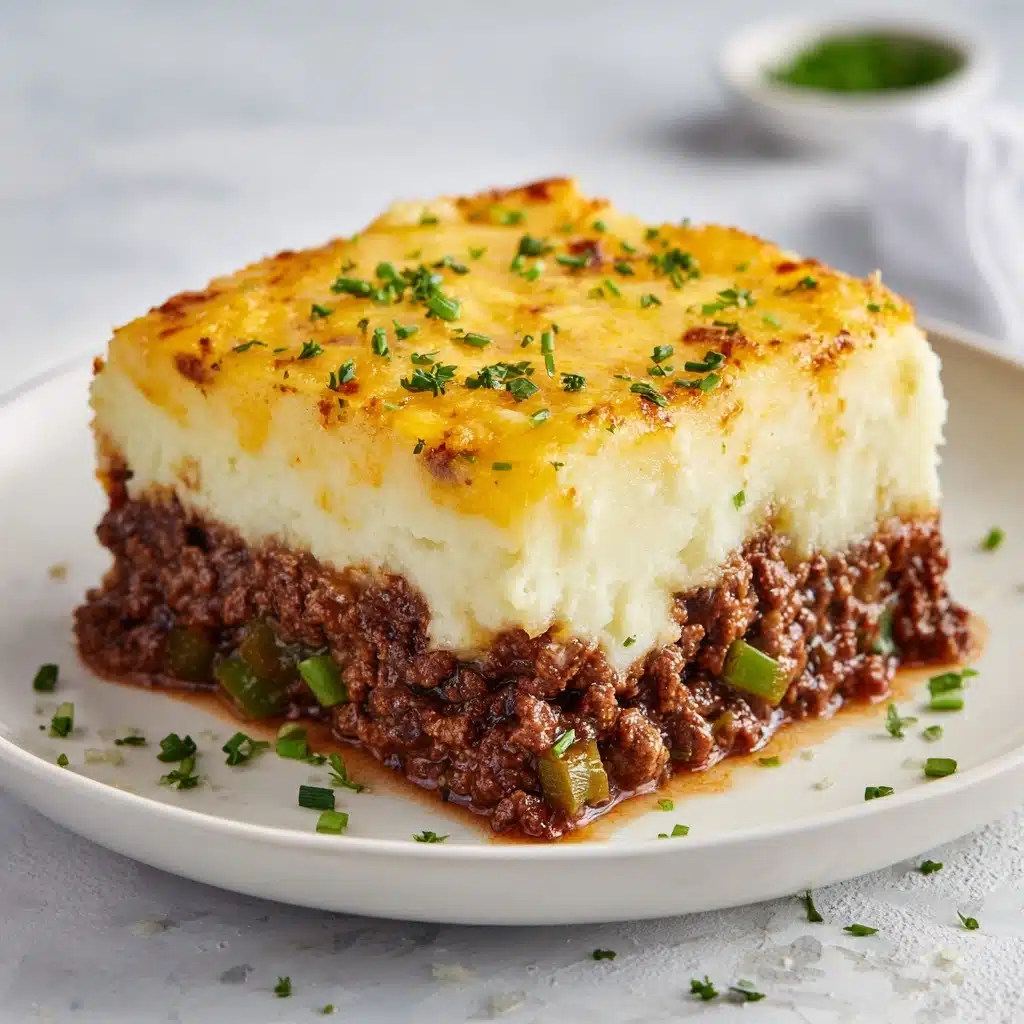 Meatloaf with Mashed Potatoes and Cheese Recipe