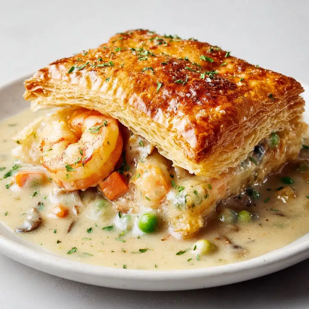 Cheddar Bay Biscuit Seafood Pot Pie Recipe - Recipe Image