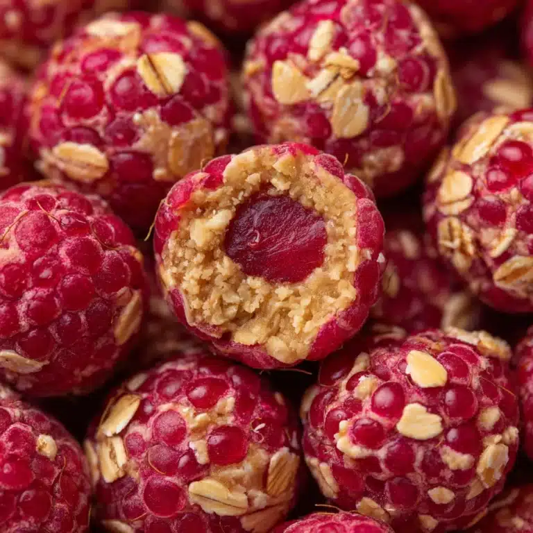 Raspberry Almond Energy Bites Recipe