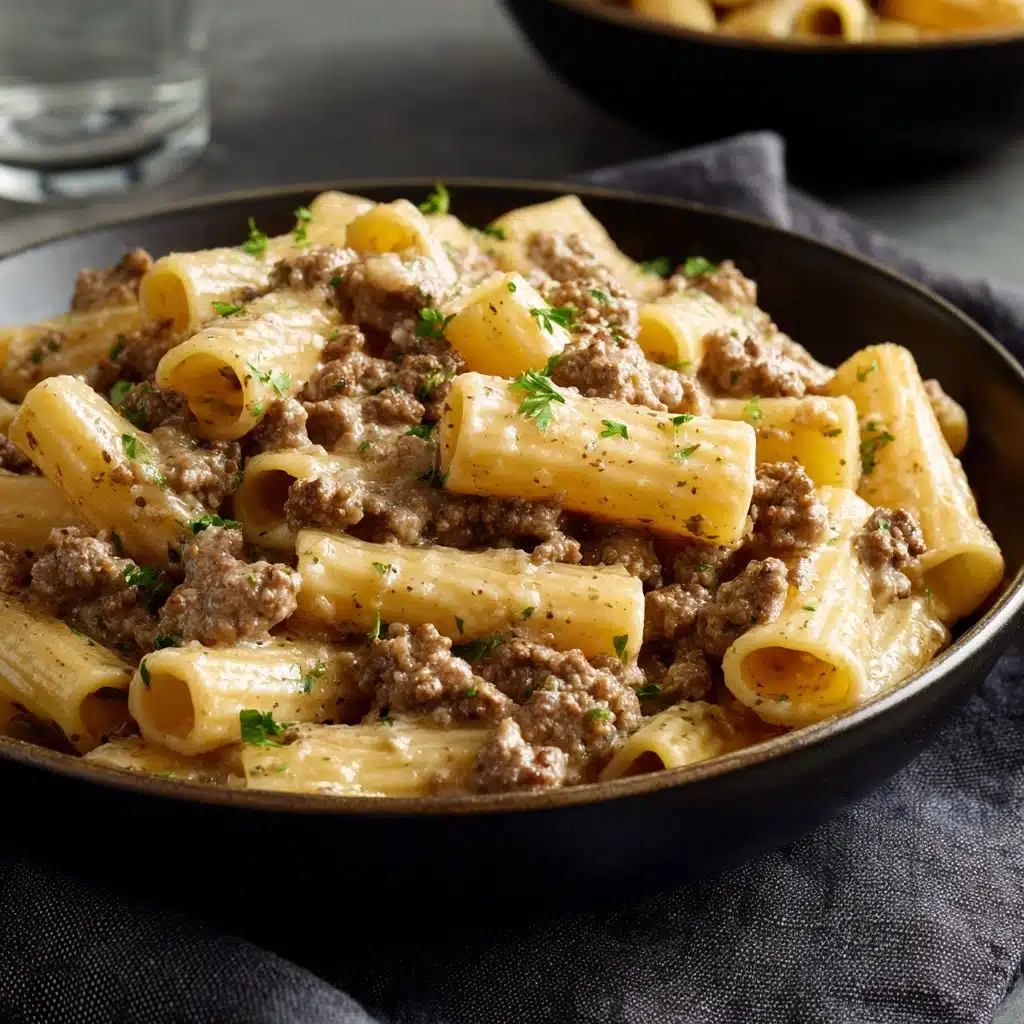 Creamy Beef Pasta Recipe - Recipe Image