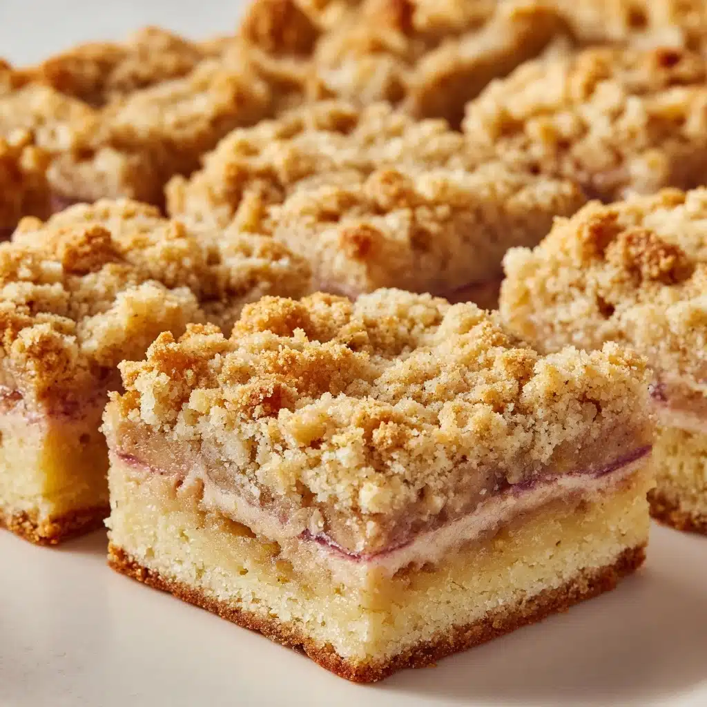 Coconut Rhubarb Breakfast Cake Recipe - Recipe Image