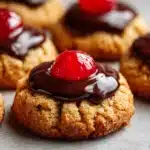 Chocolate Cherry Blossom Cookies Recipe