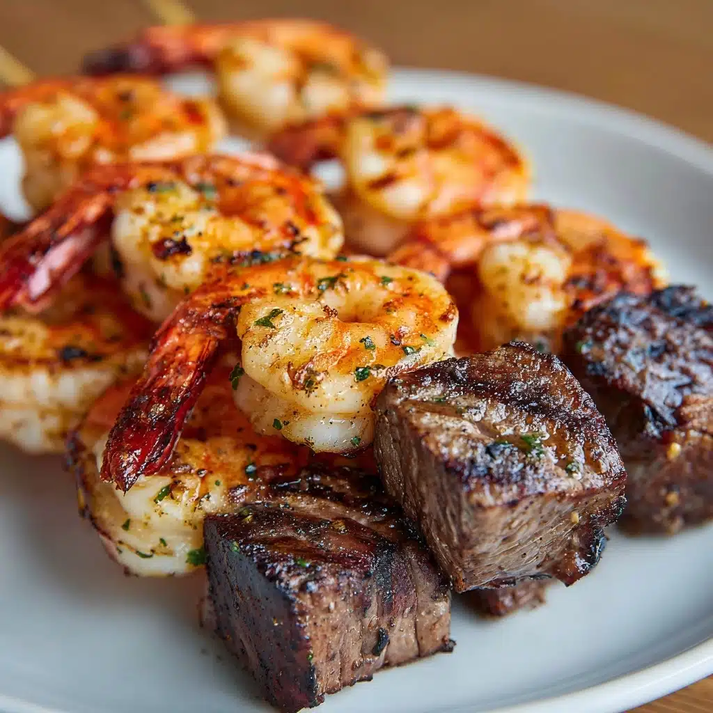 Steak and Shrimp Kabobs Recipe - Recipe Image
