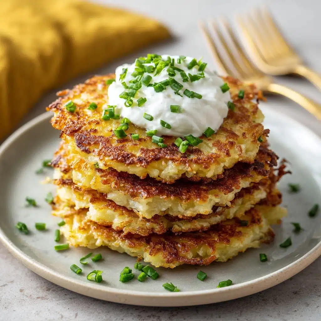 Crispy Easy Potato Pancakes Recipe - Recipe Image