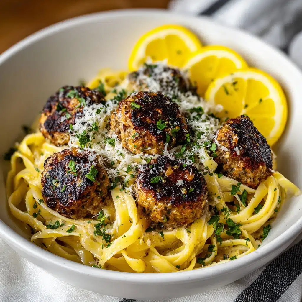 Chicken Piccata Meatballs Recipe - Recipe Image