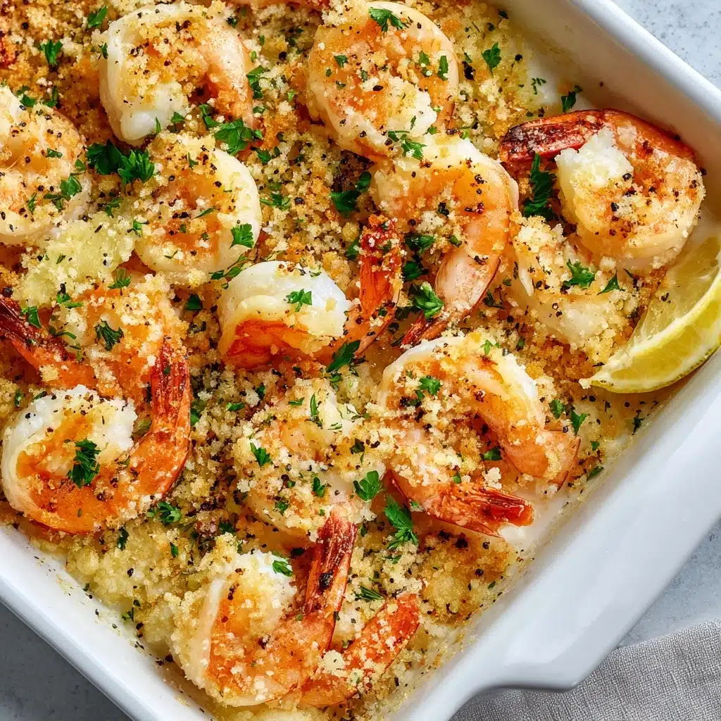 Garlic Parmesan Baked Shrimp Recipe