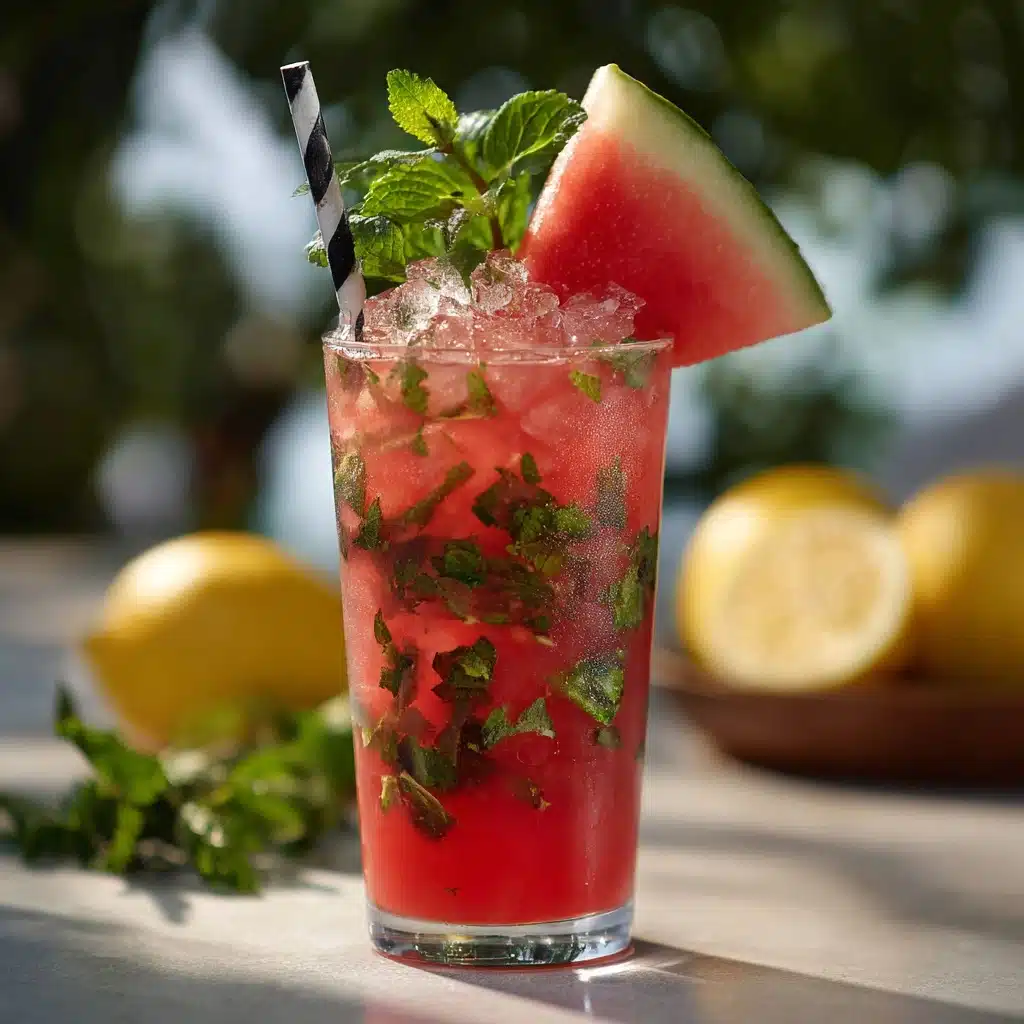 Watermelon Mint Lemonade Recipe - Recipe Image