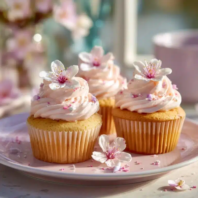 Cherry Blossom Cupcakes Recipe