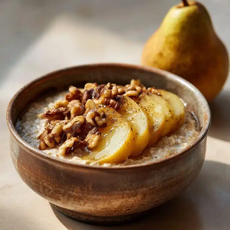 Caramelized Pear Oatmeal Bowls Recipe