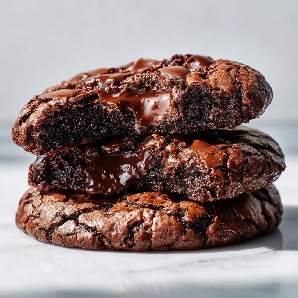 Dark Chocolate Espresso Brownie Cookies Recipe - Recipe Image