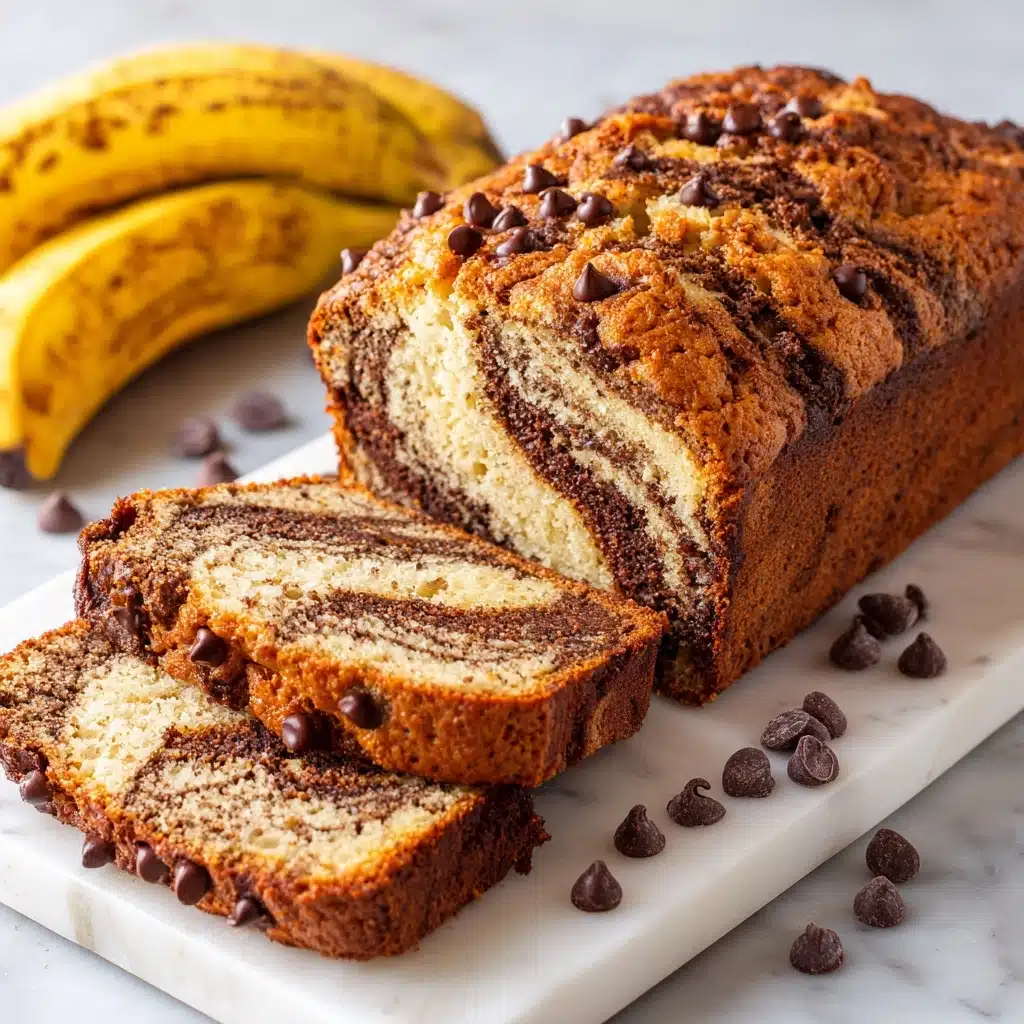 High Protein Chocolate Banana Bread Recipe - Recipe Image