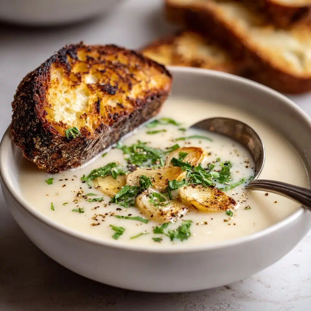 Country French Garlic Soup Recipe - Recipe Image