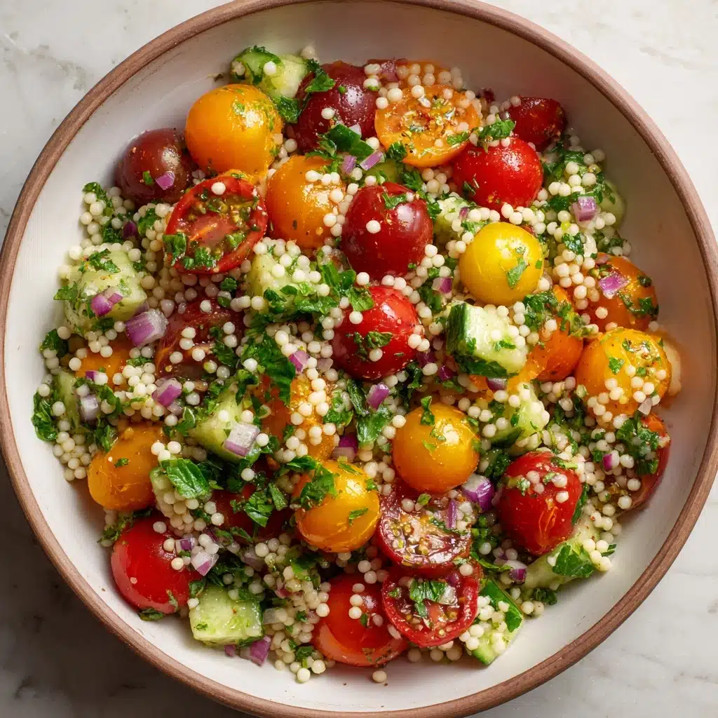 Cherry Tomato Couscous Salad Recipe - Recipe Image