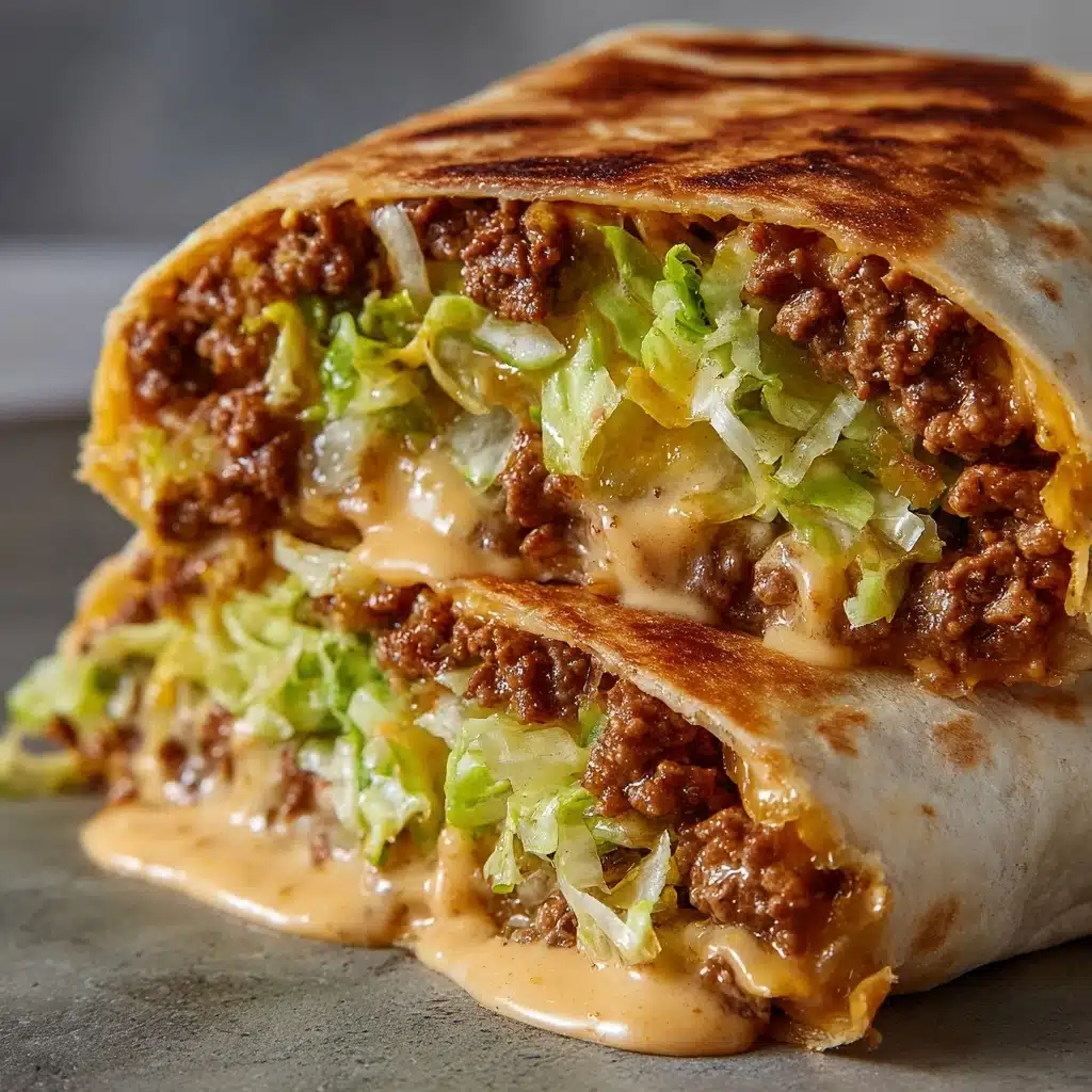 Homemade Big Mac Wraps Recipe - Recipe Image