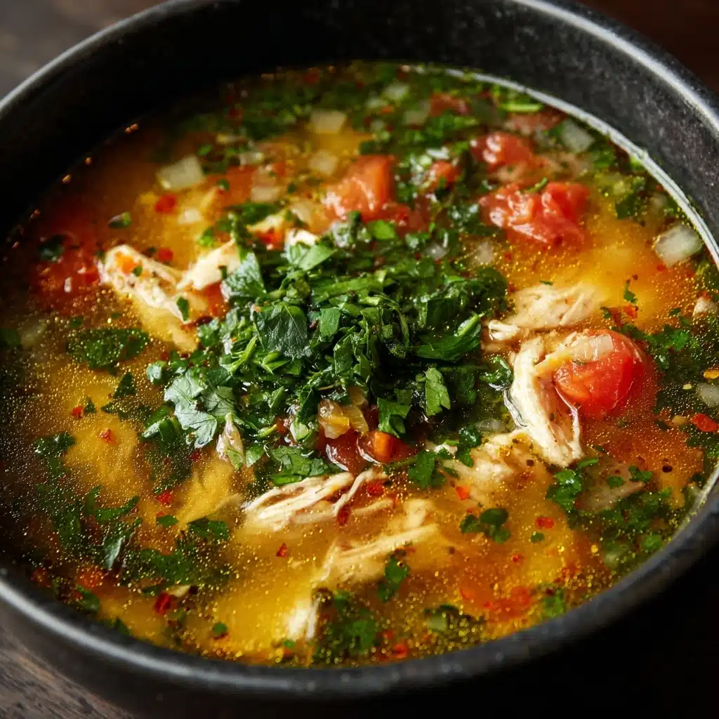 Green Chicken Enchilada Soup Recipe - Recipe Image