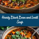 Black Bean and Lentil Soup Recipe