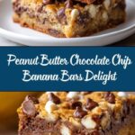 Peanut Butter Chocolate Chip Banana Bars Recipe