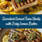 Seared Tuna Steaks with Lemon, Caper, and Parsley Butter: An Incredible Ultimate Recipe