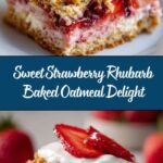 Strawberry Rhubarb Baked Oatmeal Recipe