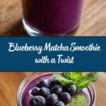 Wild Blueberry Vanilla Matcha Smoothie Recipe