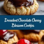 Chocolate Cherry Blossom Cookies Recipe