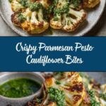 Parmesan Pesto Roasted Cauliflower Recipe