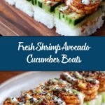 Shrimp Avocado Cucumber Boats Recipe