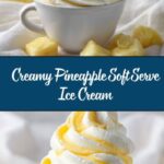 Homemade Pineapple Soft Serve Ice Cream Recipe