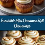 Mini Cinnamon Roll Cheesecakes Recipe