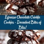 Espresso Chocolate Crinkle Cookies Recipe