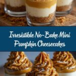 No-Bake Mini Pumpkin Cheesecakes Recipe