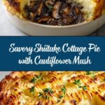 Shiitake Cottage Pie with Cauliflower Mash Recipe