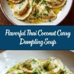 Thai Coconut Curry Dumpling Soup Recipe