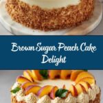 Easy Brown Sugar Peach Cake Recipe