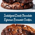 Dark Chocolate Espresso Brownie Cookies Recipe