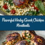 Herby Greek Chicken Meatballs Recipe