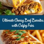 Cheesy Beef Burritos with Fries Recipe