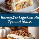 Date Coffee Cake with Walnuts & Espresso Recipe